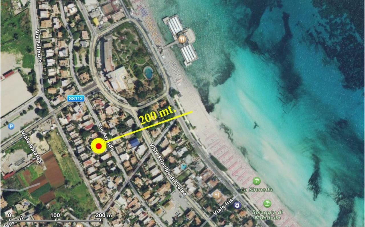 Villino Armida Villa Mondello Dış mekan fotoğraf